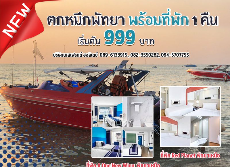 ตกหมึกพัทยา-รวมที่พัก