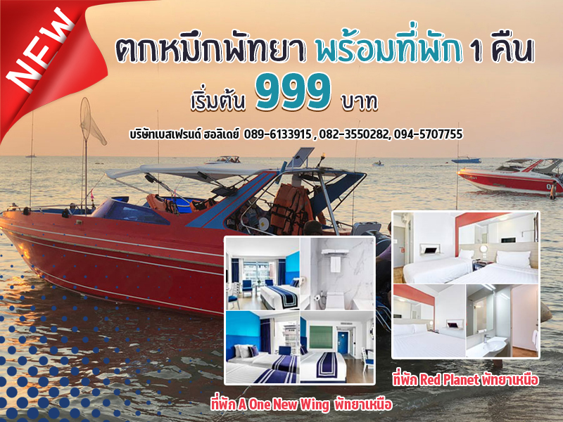 ตกหมึกพัทยา-รวมที่พัก